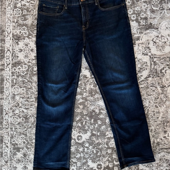 Old Navy Blue Slim Jeans and Gray Pants Bundle 38x32 - Picture 2 of 8